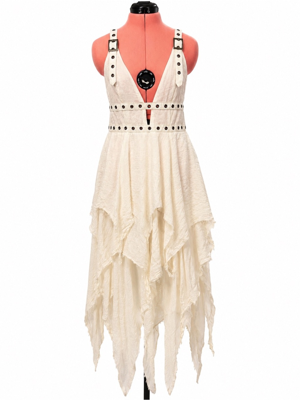 Dark in Love White Gothic Maxi Dress